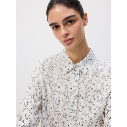 Reserved - Koszula regular z wiskozy - wielobarwny Reserved XS Reserved