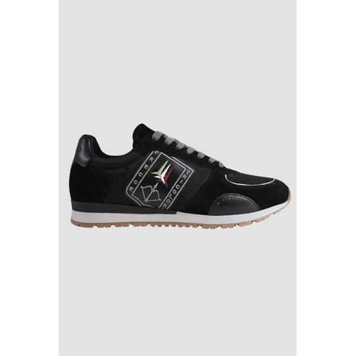 AERONAUTICA MILITARE Czarne męskie sneakersy Frecce Tricolori, Rozmiar 41 ze sklepu outfit.pl w kategorii Buty sportowe męskie - zdjęcie 179603123