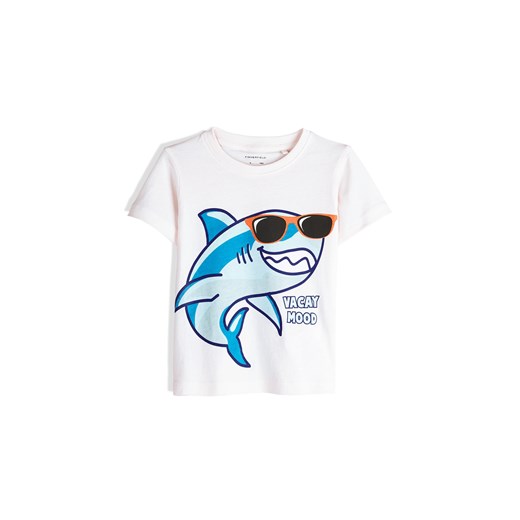 GATE Bawełniana koszulka z nadrukiem 3Y ze sklepu gateshop w kategorii T-shirty chłopięce - zdjęcie 179603370