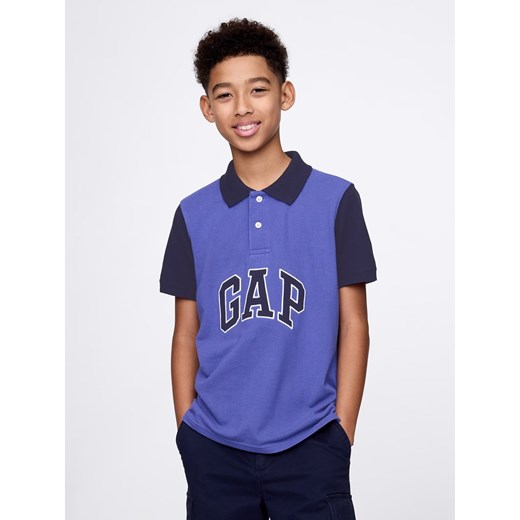 GAP Koszulka polo w kolorze niebieskim ze sklepu Limango Polska w kategorii T-shirty chłopięce - zdjęcie 179604510
