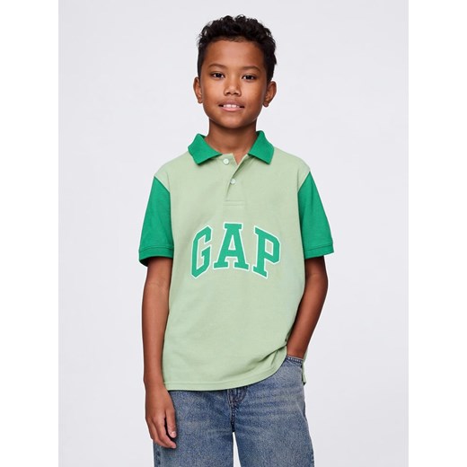 GAP Koszulka polo w kolorze zielonym ze sklepu Limango Polska w kategorii T-shirty chłopięce - zdjęcie 179604513