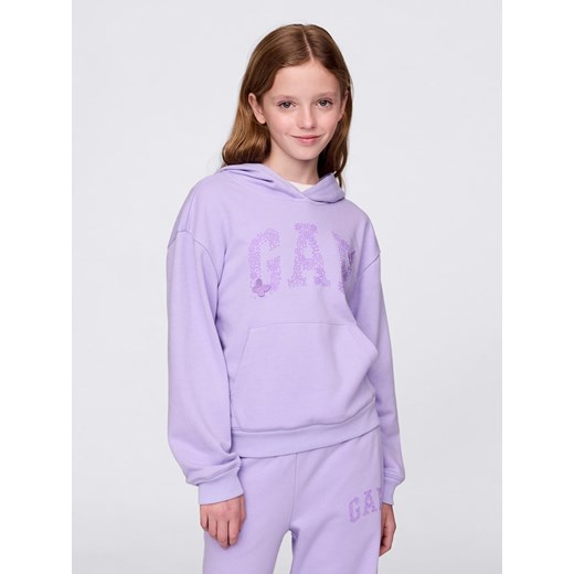 GAP Bluza w kolorze fioletowym ze sklepu Limango Polska w kategorii Bluzy dziewczęce - zdjęcie 179604570