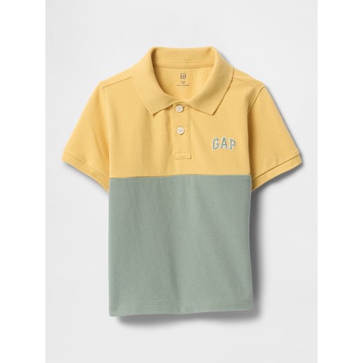 GAP Koszulka polo w kolorze zielono-żółtym ze sklepu Limango Polska w kategorii T-shirty chłopięce - zdjęcie 179604770