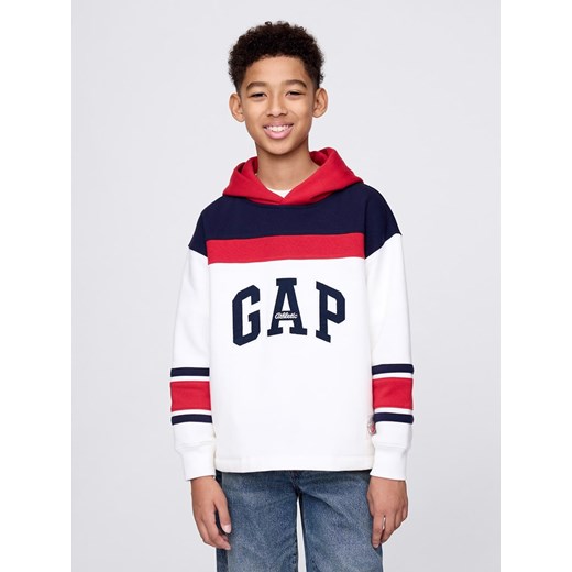 GAP Bluza w kolorze biało-granatowo-czerwonym ze sklepu Limango Polska w kategorii Bluzy chłopięce - zdjęcie 179604874