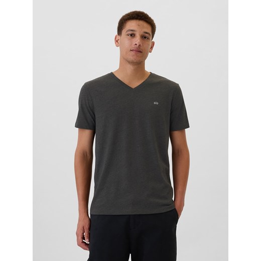 GAP Koszulka w kolorze antracytowym ze sklepu Limango Polska w kategorii T-shirty męskie - zdjęcie 179605030