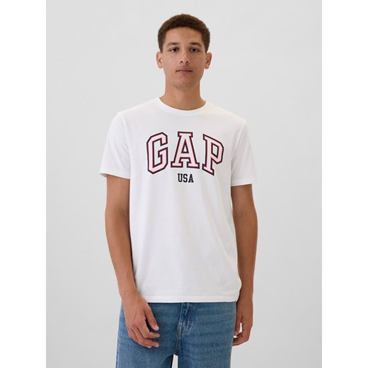 GAP Koszulka w kolorze białym ze sklepu Limango Polska w kategorii T-shirty męskie - zdjęcie 179605033