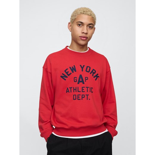 GAP Bluza w kolorze czerwonym ze sklepu Limango Polska w kategorii Bluzy męskie - zdjęcie 179605101