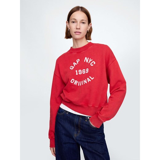 GAP Bluza w kolorze czerwonym ze sklepu Limango Polska w kategorii Bluzy damskie - zdjęcie 179605421