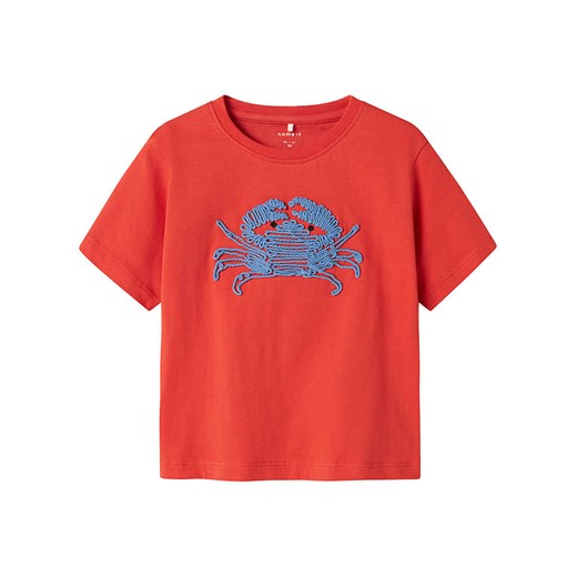 name it Koszulka w kolorze czerwonym ze sklepu Limango Polska w kategorii T-shirty chłopięce - zdjęcie 179606593
