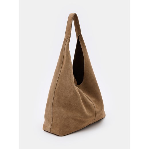 Shopper bag Mohito na ramię zamszowa matowa duża