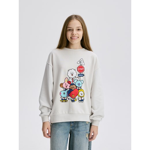 Bluza dziewczęca Reserved z nadrukami 