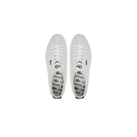 Buty sportowe męskie białe Lacoste sznurowane 