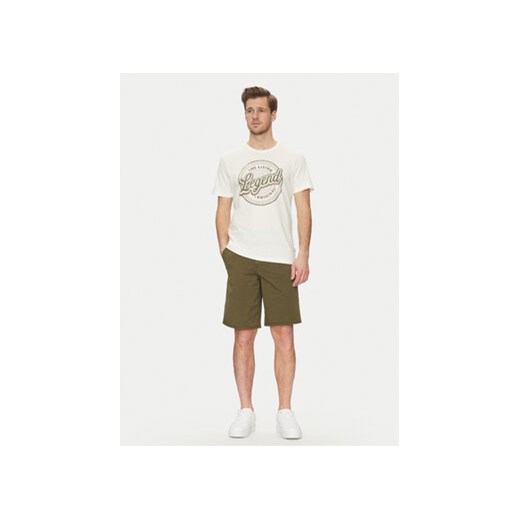 T-shirt męski BLEND biały z krótkimi rękawami 