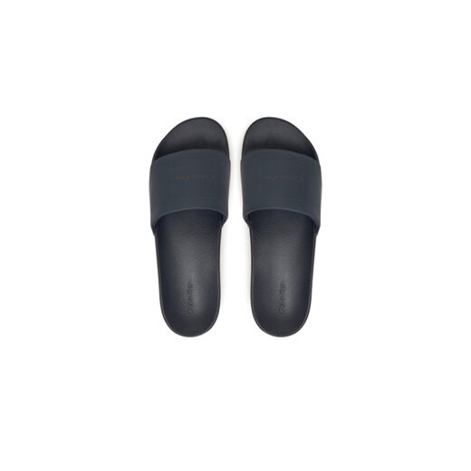 Klapki męskie Calvin Klein czarne bez zapięcia 