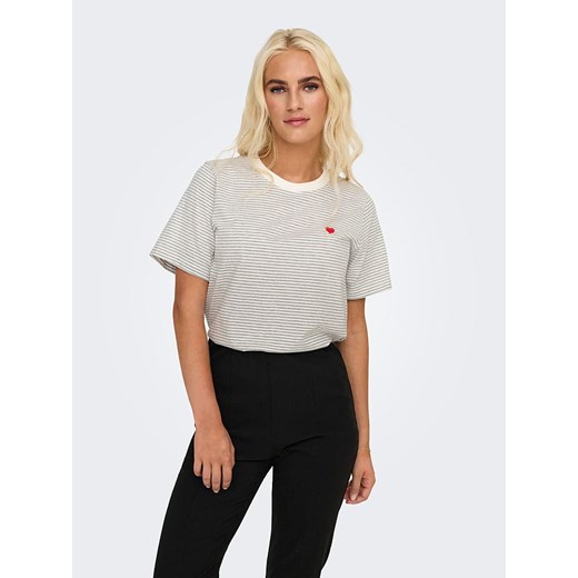 JDY Koszulka w kolorze beżowym Jdy L okazja Limango Polska