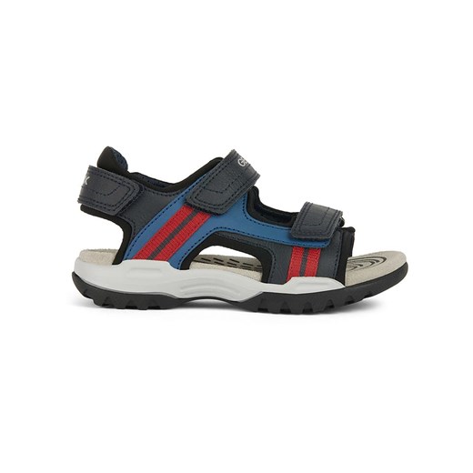 Geox sandały dziecięce na rzepy ze skóry 