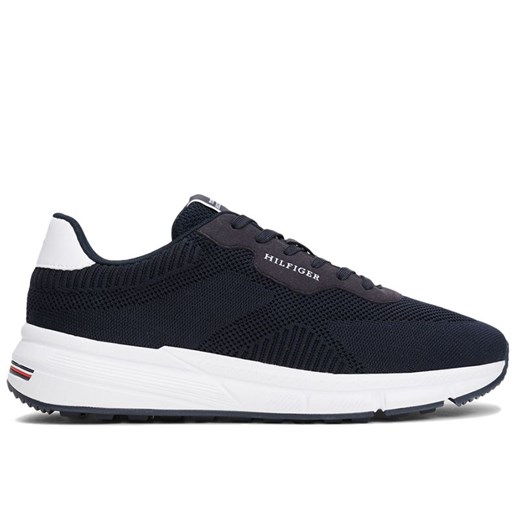 Buty Tommy Hilfiger Lightweight RWB Knit FM0FM05423-DW5 - granatowe ze sklepu streetstyle24.pl w kategorii Buty sportowe męskie - zdjęcie 179630371