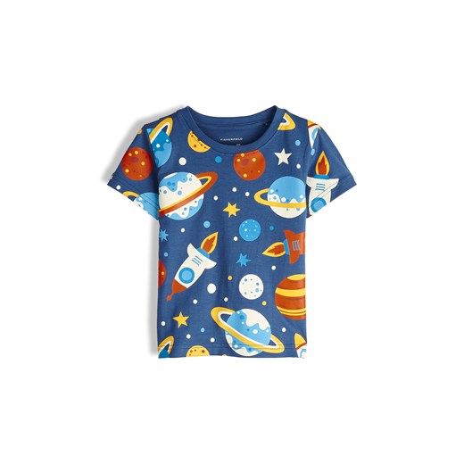 GATE Bawełniana koszulka z nadrukiem 3Y ze sklepu gateshop w kategorii T-shirty chłopięce - zdjęcie 179631321