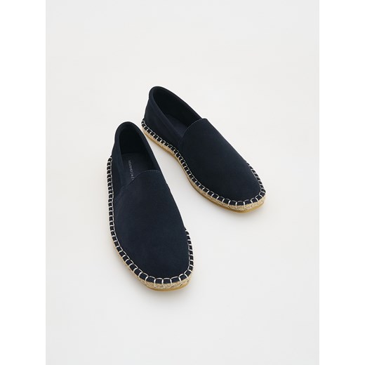 Reserved espadryle męskie zamszowe bez zapięcia