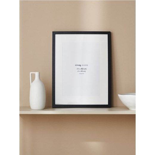 Sinsay - Czarna ramka na zdjęcia - czarny Sinsay One Size Sinsay