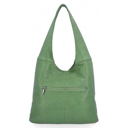Shopper bag Hernan ze skóry ekologicznej matowa duża na ramię 