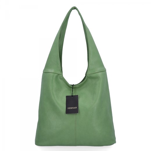 Hernan shopper bag duża ze skóry ekologicznej na ramię 