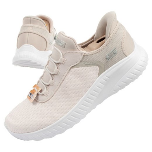 Buty Skechers 17504/OFWT beżowy ze sklepu ButyModne.pl w kategorii Buty sportowe damskie - zdjęcie 179636170
