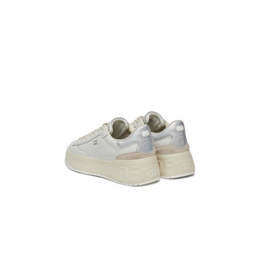 Buty sportowe damskie D.Franklin sneakersy białe sznurowane