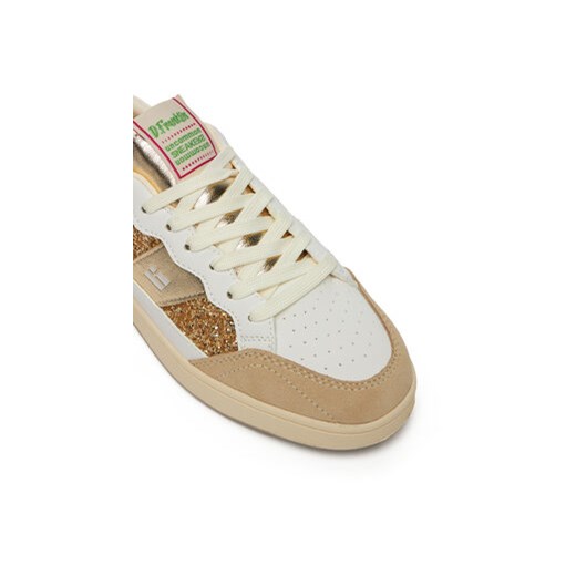 Buty sportowe damskie D.Franklin sneakersy na płaskiej podeszwie sznurowane