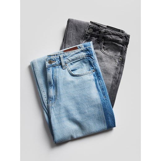 Reserved - LADIES` JEANS TROUSERS - szary Reserved 42 Reserved