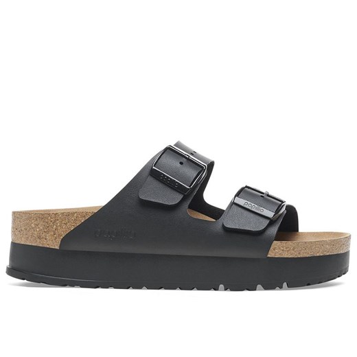 Klapki damskie BIRKENSTOCK welurowe bez zapięcia