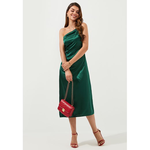 Sukienka elegancka asymetryczna na jedno ramię ze sklepu Jacinshop w kategorii Sukienki - zdjęcie 179645223