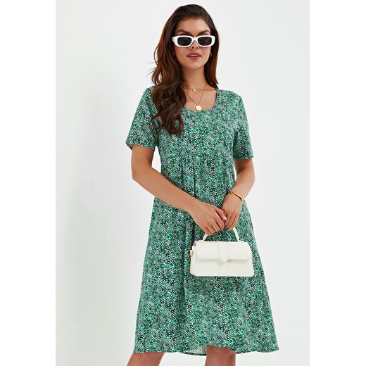 Sukienka midi casualowa z krótkim rękawem Jacinshop 3XL Jacinshop