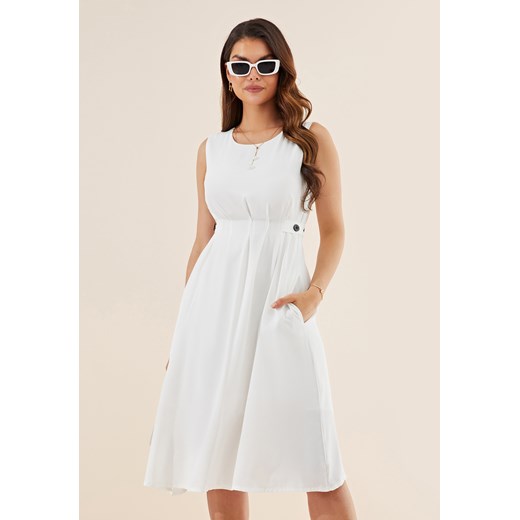Sukienka elegancka na szerokich ramiączkach ze sklepu Jacinshop w kategorii Sukienki - zdjęcie 179646954