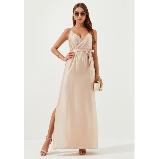 Sukienka maxi elegancka na ramiączkach ze sklepu Jacinshop w kategorii Sukienki - zdjęcie 179647002