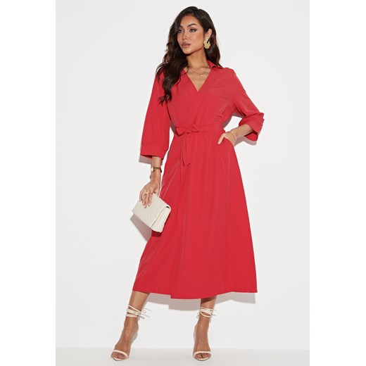 Sukienka z długim rękawem typu szmizjerka ze sklepu Jacinshop w kategorii Sukienki - zdjęcie 179648113