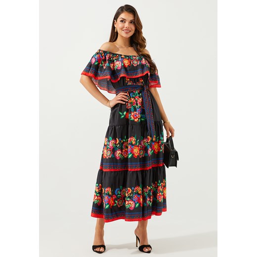 Sukienka hiszpanka w etniczne wzory ze sklepu Jacinshop w kategorii Sukienki - zdjęcie 179649664