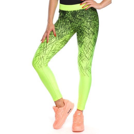Elastyczne legginsy na fitness ze sklepu Cudmoda w kategorii Spodnie damskie - zdjęcie 179656722