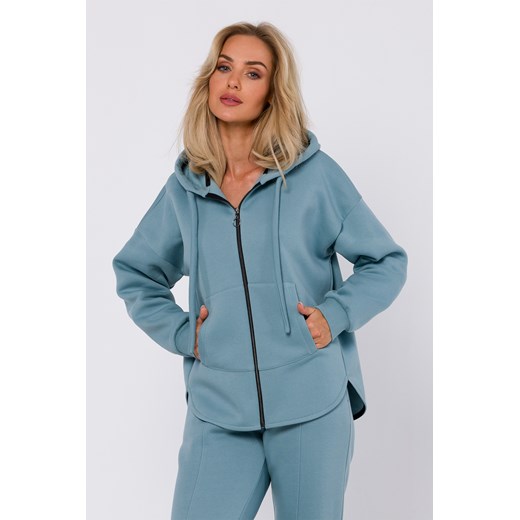 Zasuwana bluza z kapturem - agawa ze sklepu Cudmoda w kategorii Bluzy damskie - zdjęcie 179659880