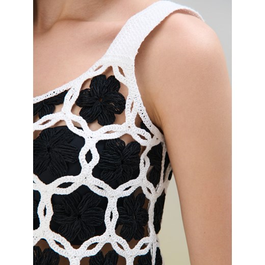 Mohito - Dzianinowy top - biały Mohito L Mohito