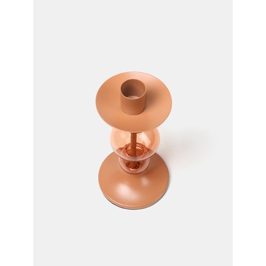 Sinsay - Świecznik ceramiczny - pomarańczowy Sinsay One Size Sinsay