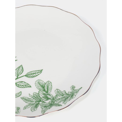 Sinsay - Ceramiczny talerz w stylu vintage - zielony Sinsay One Size Sinsay