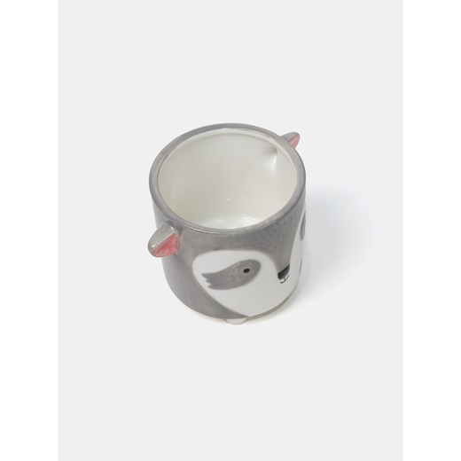 Sinsay - Doniczka z elementami 3d z motywem zwierzęcym - czarny Sinsay One Size Sinsay