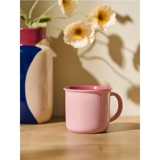 Sinsay - Ceramiczny kubek - wielobarwny ze sklepu Sinsay w kategorii Kubki - zdjęcie 179662881