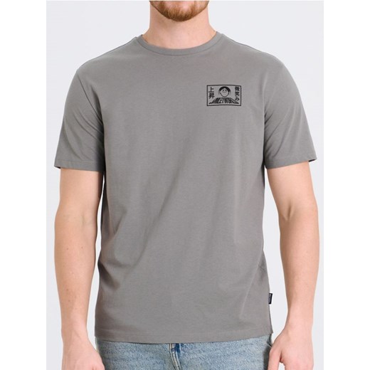 Sinsay - Koszulka z nadrukiem SmileyWorld® - szary ze sklepu Sinsay w kategorii T-shirty męskie - zdjęcie 179663162