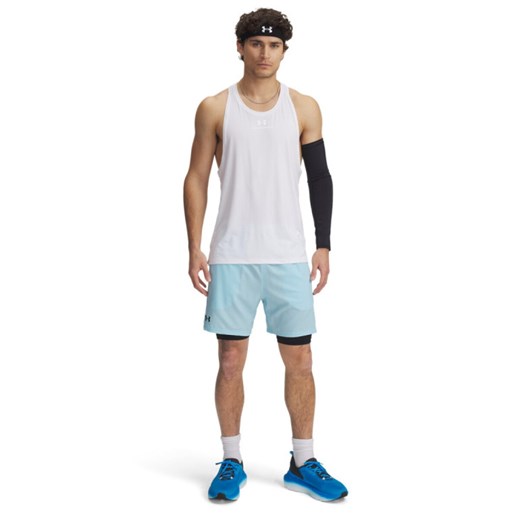 Męskie spodenki treningowe Under Armour UA Vanish Woven 2in1 Shorts - niebieskie ze sklepu Sportstylestory.com w kategorii Spodenki męskie - zdjęcie 179664591