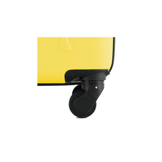 Semi Line Walizka duża T5629-6 Żółty Semi Line uniwersalny MODIVO