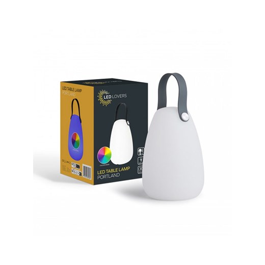 Lifa Living Lampa stołowa LED w kolorze białym - wys. 20 x Ø 14 cm ze sklepu Limango Polska w kategorii Oświetlenie - zdjęcie 179665572