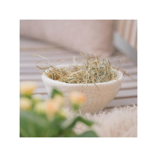 FILZLIG Miska dekoracyjna w kolorze kremowym - wys. 9 x Ø 15 cm Filzlig onesize okazyjna cena Limango Polska