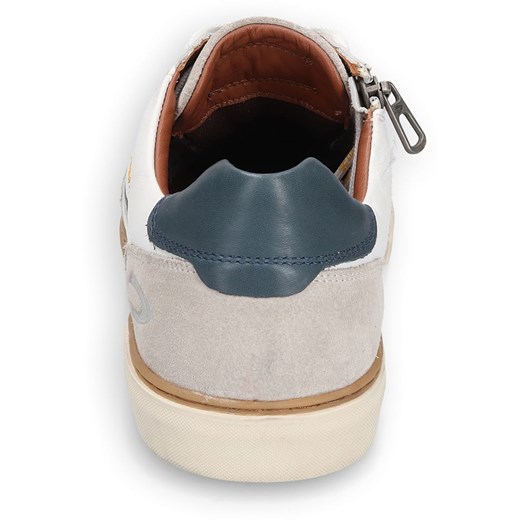 Camel Active Skórzane sneakersy "Bayland" w kolorze biało-granatowym Camel Active 40 wyprzedaż Limango Polska